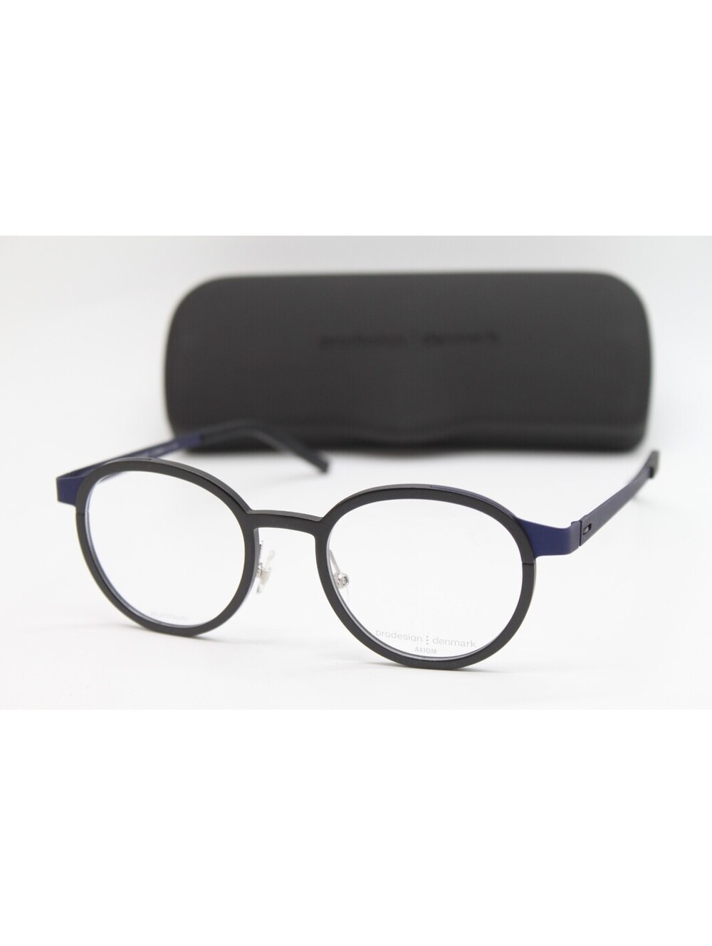 NEW PRODESIGN DENMARK ALUTRACK 1 C. 6131 BLACK AUTHENTIC EYEGLASSES W/CASE 49-21